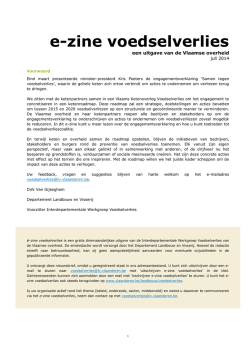 e-zine voedselverlies 5 (264 kB, 25 juli 2014)