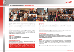 ECD-leveranciersmarkt 10 oktober 2014