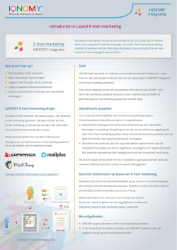 Introductie in liquid e-mail marketing