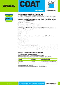 OMNIBIND VEILIGHEIDSINFORMATIEBLAD