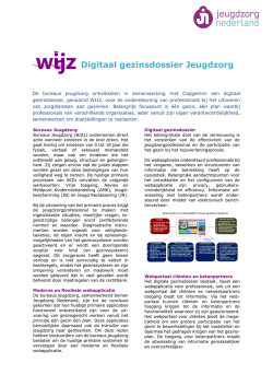 Digitaal gezinsdossier Jeugdzorg