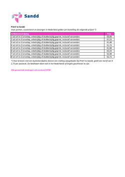 Download de prijlsijst