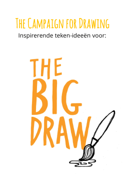 Big Draw teken-ideeën - Campaign for Drawing Nederland