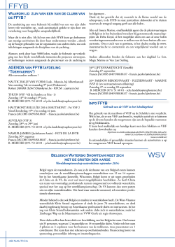 FFYB WSV - Waterski Vlaanderen