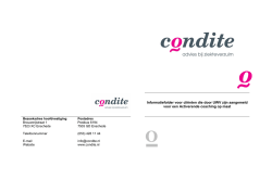 Folder UWV Activerende coaching op maat