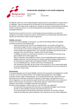 een overzicht - Werkgeverslijn