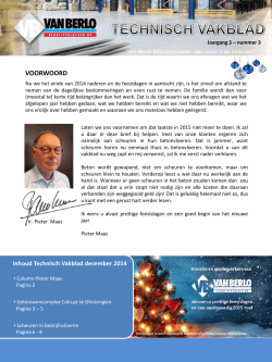 Technisch Vakblad December 2014