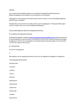 Download de laatste versie van het huishoudelijk