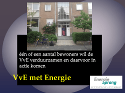 Dutch Green Building Week Presentatie VvE met Energie