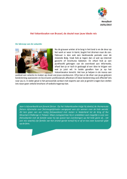 Het Vakantiesalon van Brussel, meer dan enkel een beurs