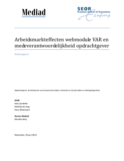 Eindrapport VAR webmodule
