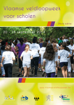 draaiboek - Stichting Vlaamse Schoolsport