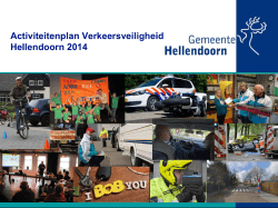 Activiteitenplan Verkeersveiligheid Hellendoorn 2014