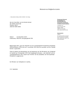"EK Afschrift voortgangsbrief VPS" PDF document