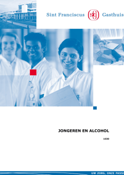 JONGEREN EN ALCOHOL