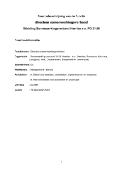 directeur samenwerkingsverband