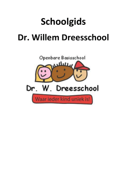 Schoolgids - Dr. W. Dreesschool