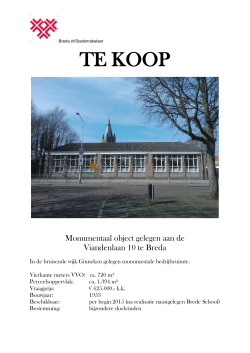 TE KOOP - Gemeente Breda