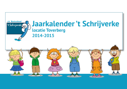 Jaarkalender - t Schrijverke - Toverberg