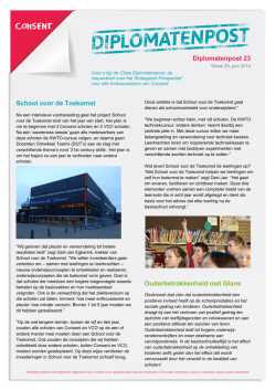 Diplomatenpost nr. 23, juni 2014