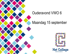 Presentatie ouderavond VWO-6
