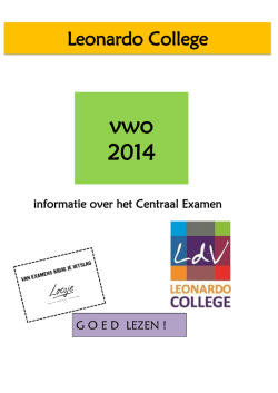Informatie examens vwo
