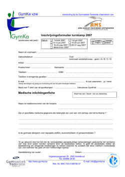 GymKa vzw - Turnkampen