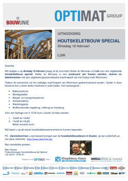 HOUTSKELETBOUW SPECIAL