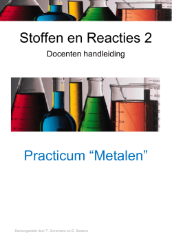 Stoffen en Reacties 2 Practicum “Metalen”