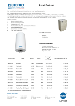 E-vat ProLine