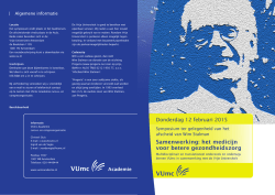 het medicijn voor betere gezondheidszorg 4 december 2014