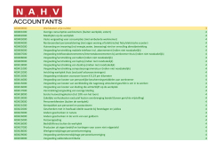 Referentie Grootboekschema 1.1 WKR - NAHV