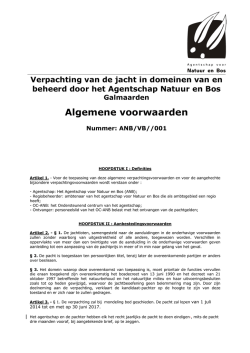 Download de algemene en bijzondere voorwaarden (pdf