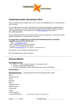 Intekenformulier downloaden