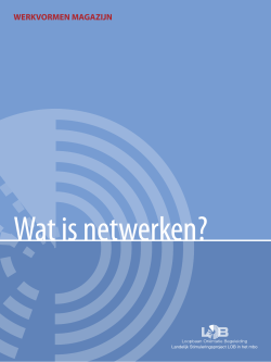 Wat is netwerken?