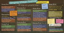 Singing Village Festival