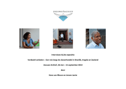 Interviews bij de expositie Verdeeld verleden