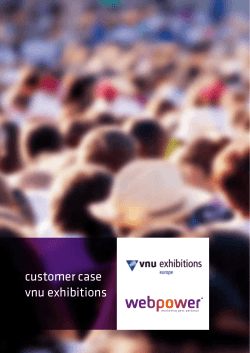 customer case vnu exhibitions