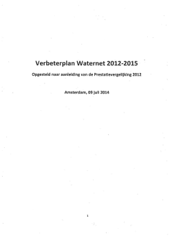 "Verbeterplan Waternet 2012-2015" PDF document
