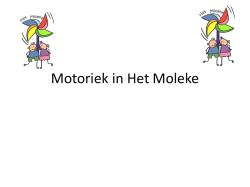 Ouderavond : motoriek - Kleuterschool Het Moleke
