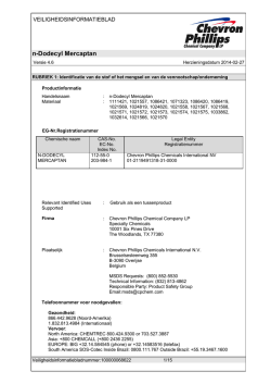 n-Dodecyl Mercaptan - Chevron Phillips Chemical Company