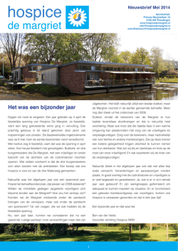 Het was een bijzonder jaar