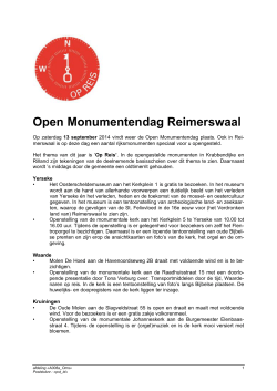 Programma Reimerswaal
