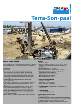 Terra-Son-paal - Terracon Funderingstechniek