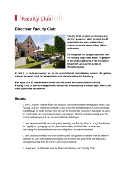 Directeur Faculty Club