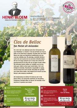 CClos de Belloc - Wijnkoperij Henri Bloem