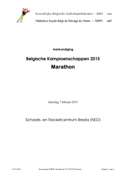 BK Marathon 2015 Breda (NED)