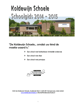 schoolgids 2014-2015