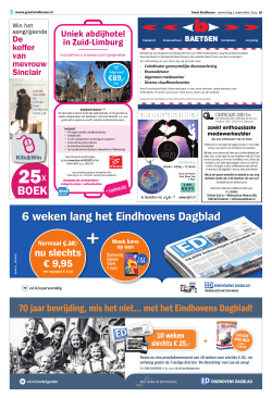 6 weken lang het Eindhovens Dagblad