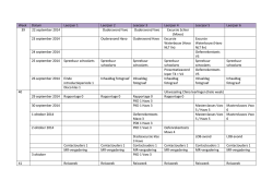 Jaarkalender - Maartenscollege